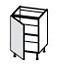 [2XMBA009 3XMBA0C01001068 BASE UNIT L CREMA LUCIDO] AMALFI-ISCHIA BLUE /BEIGE 45*56.3*72