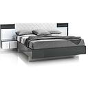 [2099908011063 URBINO BED 1600*2000] URBINO BED WITH NIGHT STAND