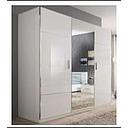 [2099901527332 GLOSSY WHITE] WARDROBE 3D 