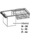 [2QA1AC160-4/30 LINEN BASKET SINGLE] COMPONGO LINEN BASKET 