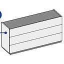 [2GR40EL8-3GREL000800187-18 ORZO DRAWER 3D] DRAWER 3D CREA