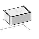 [2GR40ELA-3GREL0001000056-16 ORZO WALL NIGHT STAND] NIGHT STAND CREA