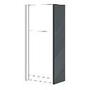[RIGHT END PANEL WHITE] H255 IMAB WAVE WARDROBE