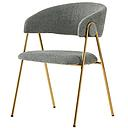 [DC-22230-GOLD DINING CHAIR] DINING CHAIR 