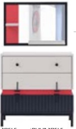 [LOFT DRESSER WITH MIRROR] DRESSER WITH MIRROR