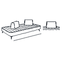 [PERME300+PERME0S5] ERMES 3 SEATER 260*85*124