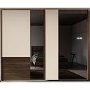 [RQM010-43 SLIDING DOOR WARDROBE 2D] COMPONGO WARDROBE