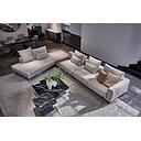 [F9655-W-WHITE CORNER SOFA LEFT] CORNER SOFA LEFT 