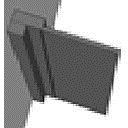 [2DFVD071-37ANT0087900003] ХААЛГА БУЛАНГИЙН ХАР СААРАЛ 8*8*45