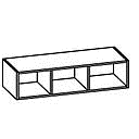 [2XCL002AABO-3XCL00000200061 BOOK SHELF ORZO] BOOK SHELF 90*34*24