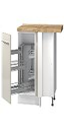 [R-UG-1KMCL/3 CORNER BASE UNIT LEFT PEARL GREY] EVIA KITCHEN 109*88*64