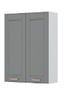 [V7-80-2K/4 WALL UNIT PEARL GREY] EVIA KITCHEN 80*72*32