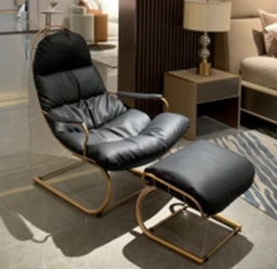 [B010] SOFA CHAIR WITH OTTOMAN