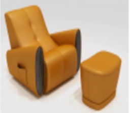 [LD036] MASSAGE CHAIR WITH OTTOMAN