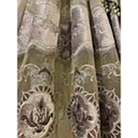 [XMH8000B] Хөшиг-хатгамалтай саарал торгон