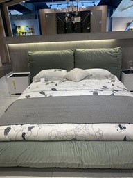 [AD-P288-1] Bedding (180*200) 7хос 2 дэр хөнжил цагаан даавуун хар судалтай