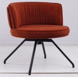 [HD-3126B BROWN] DINING CHAIR