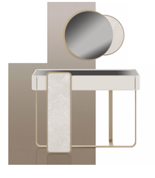 [BRESSE MAKE UP TABLE WITH MIRROR] MAKE UP TABLE WITH MIRROR