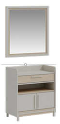 [COOL  DRESSER WITH MIRROR] DRESSER WITH MIRROR