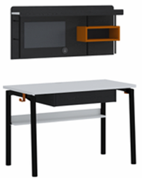 [TREND WORKING DESK WITH SHELF] WORKING DESK