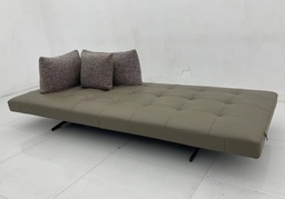 [F9591-W LEATHER] SOFA 3 SEAT