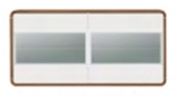 [LS6-125-CG-64] WALL CABINET